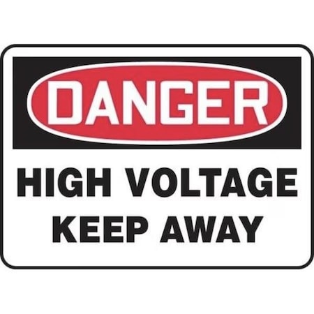 Accuform OSHA DANGER SAFETY SIGN HIGH FRMELC141VP FRMELC141VP